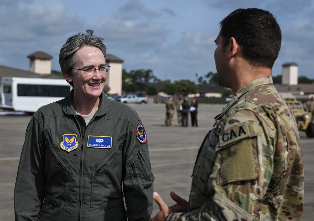 SECAF visits Hurlburt Field