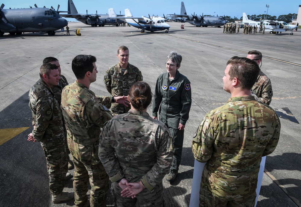 SECAF visits Hurlburt Field