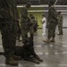 Rear Admiral Bolivar recognizes Military Working Dogs and Handlers