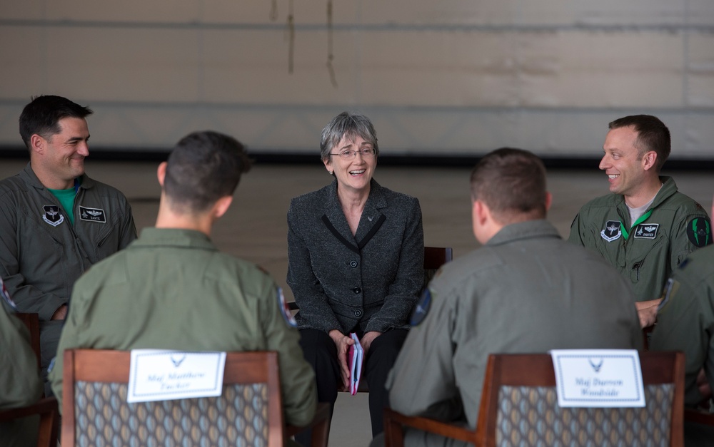 SECAF visits Eglin AFB, 33 FW