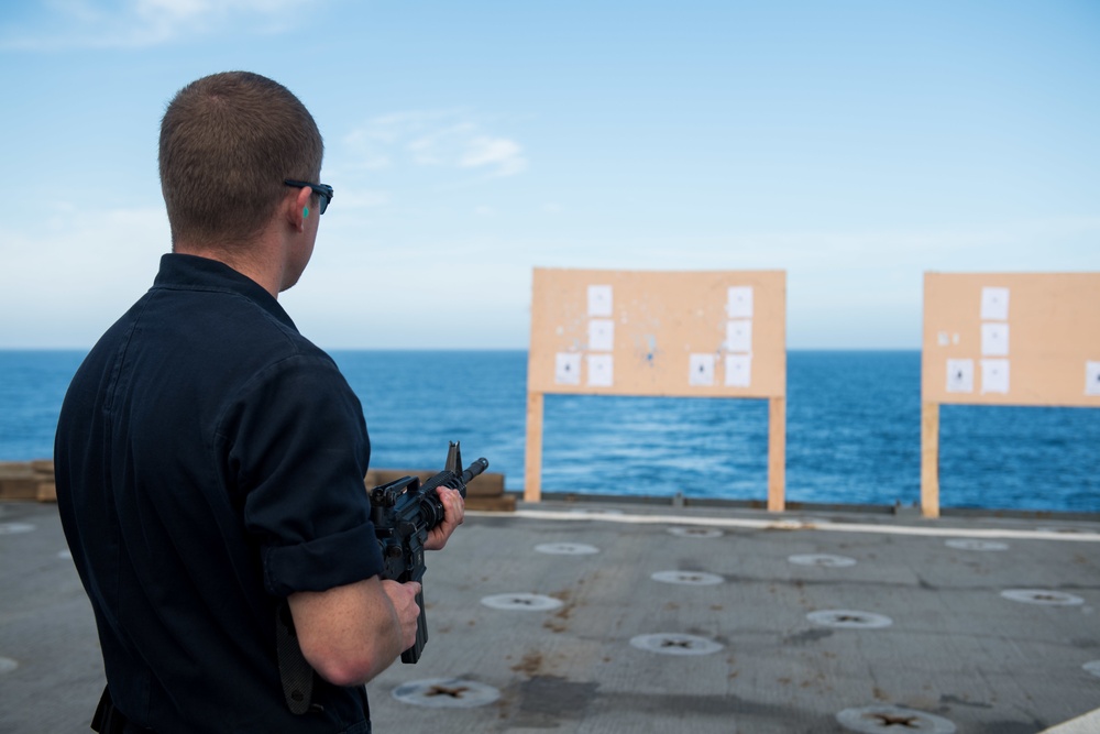 Pearl Harbor Conducts Small Arms Qualification Course