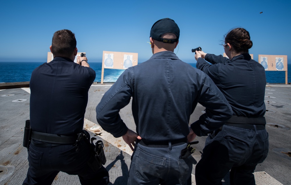 Pearl Harbor Conducts Small Arms Qualification Course