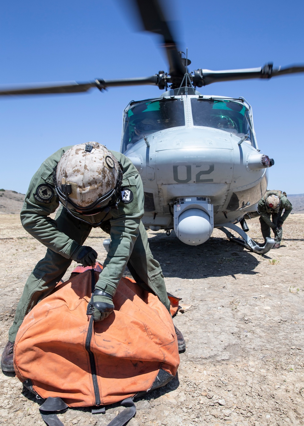 HMLA-267 assists CALFIRE in wildland training