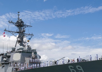 USS Milius arrives in Pearl Harbor