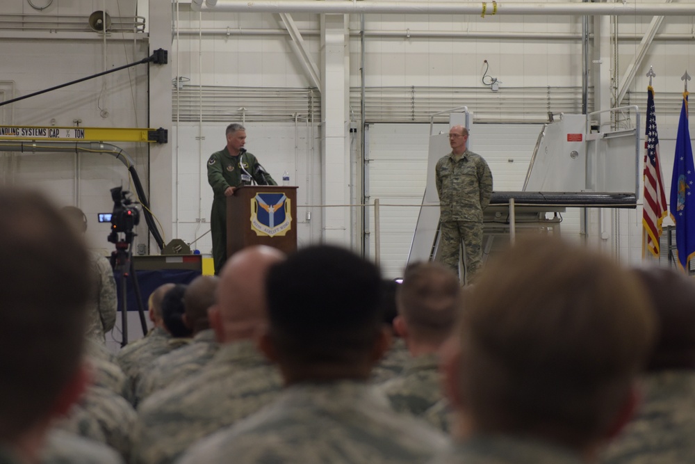 911th AW assumption of command and change of Numbered Air Force ceremonies