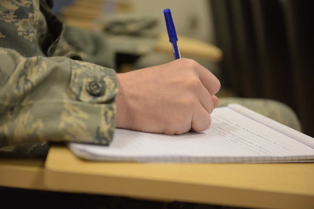 911th AW Airmen hone bullet writing skills