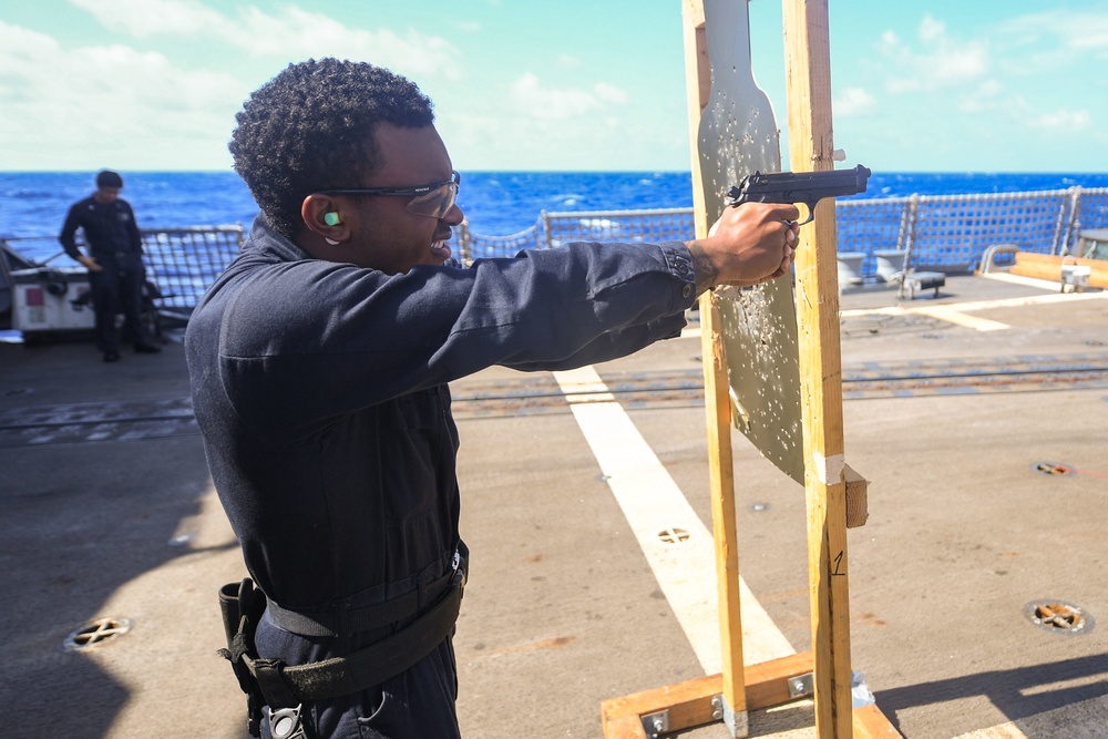 USS Halsey deployment