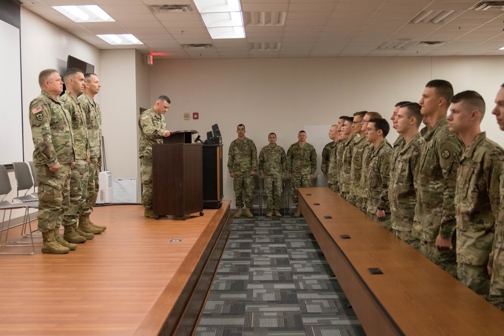 WVARNG welcomes newest Soldiers in battle hand-off ceremony