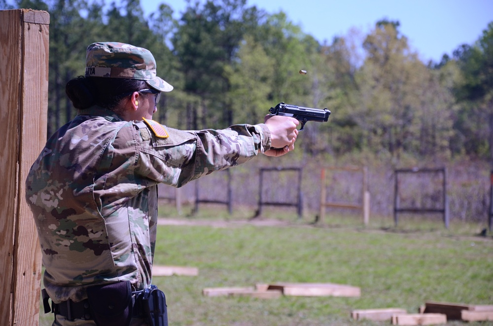 183rd RTI trains MP students on marksmanship