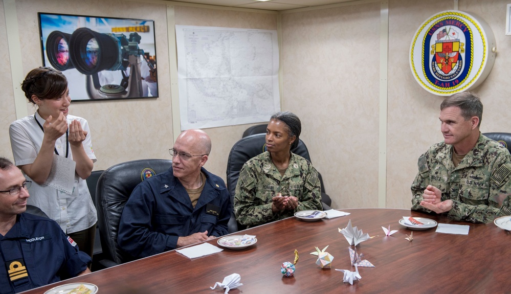 JMSDF Sailors host Japanese Tea Ceremony aboard USNS Mercy