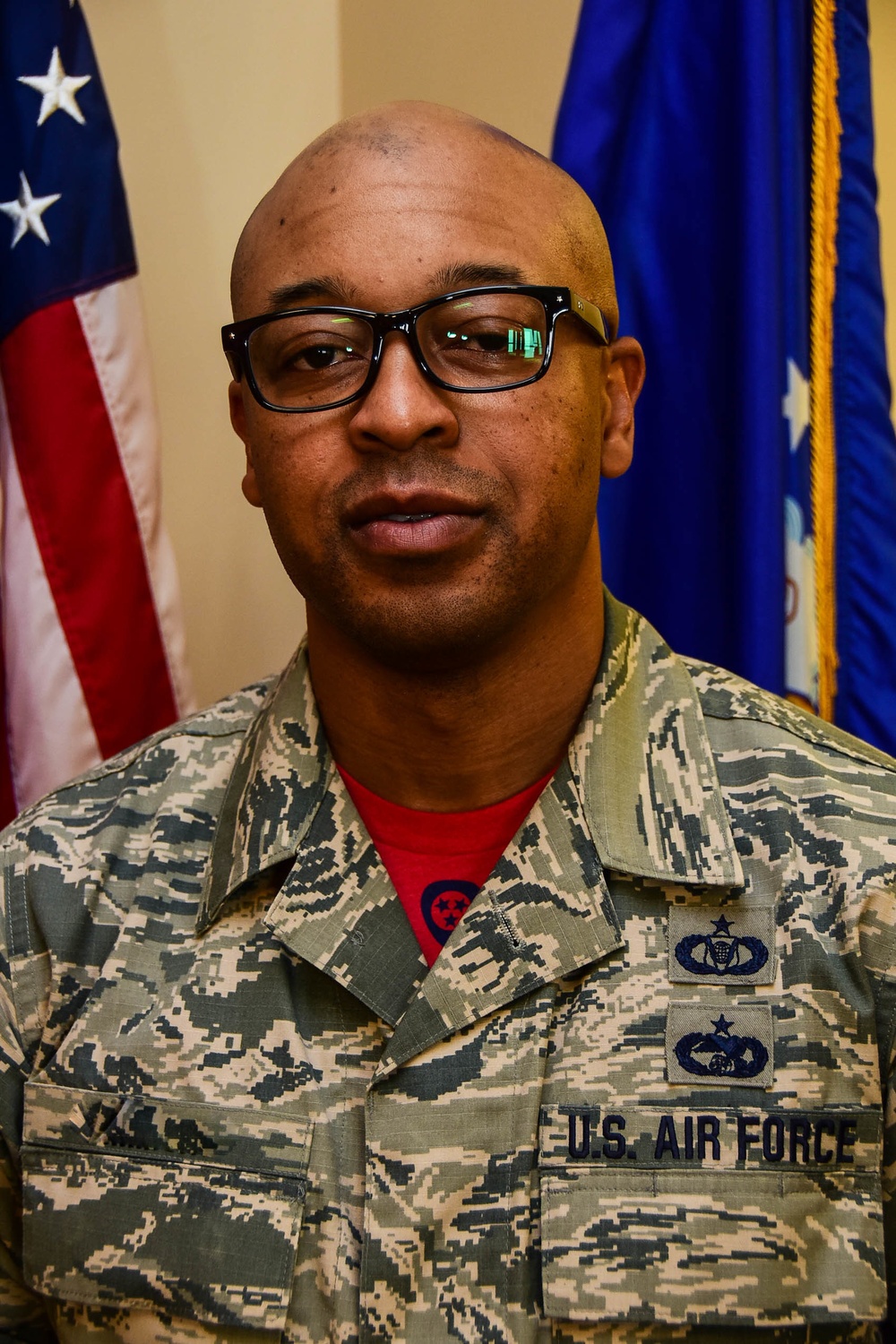 Master Sgt. Robert Simmons leads the way