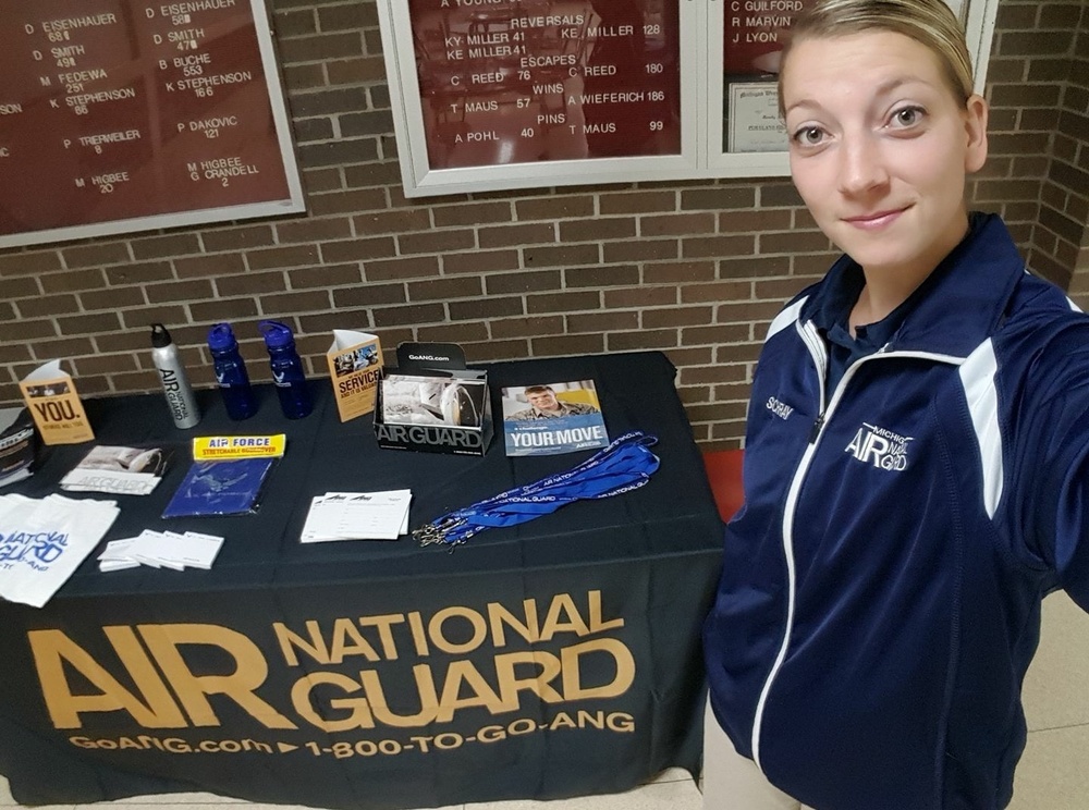 110th Attack Wing recruiter one of top 10 in Air National Guard