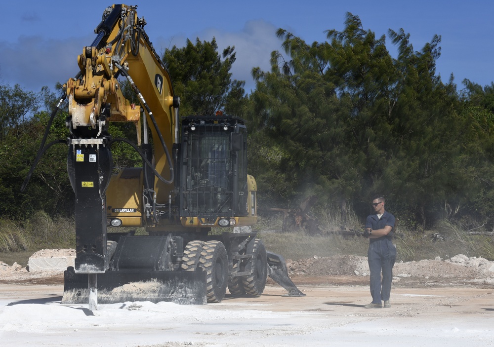 Paving the way: Engineers complete a Combined Rapid Airfield Damage Repair exercise on Guam