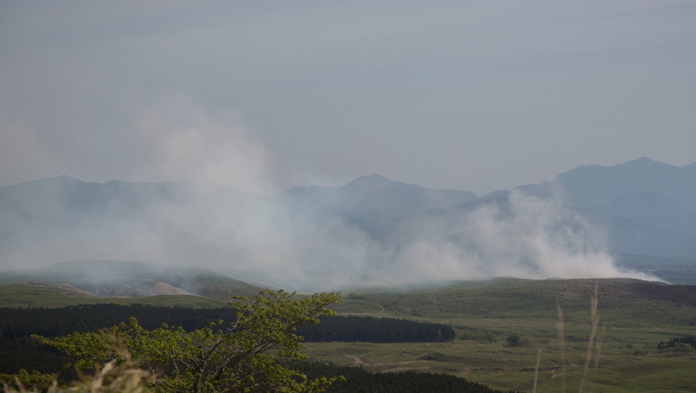 3rd Battalion 12th Marine Regiment fires final rounds during ARTP 18-1