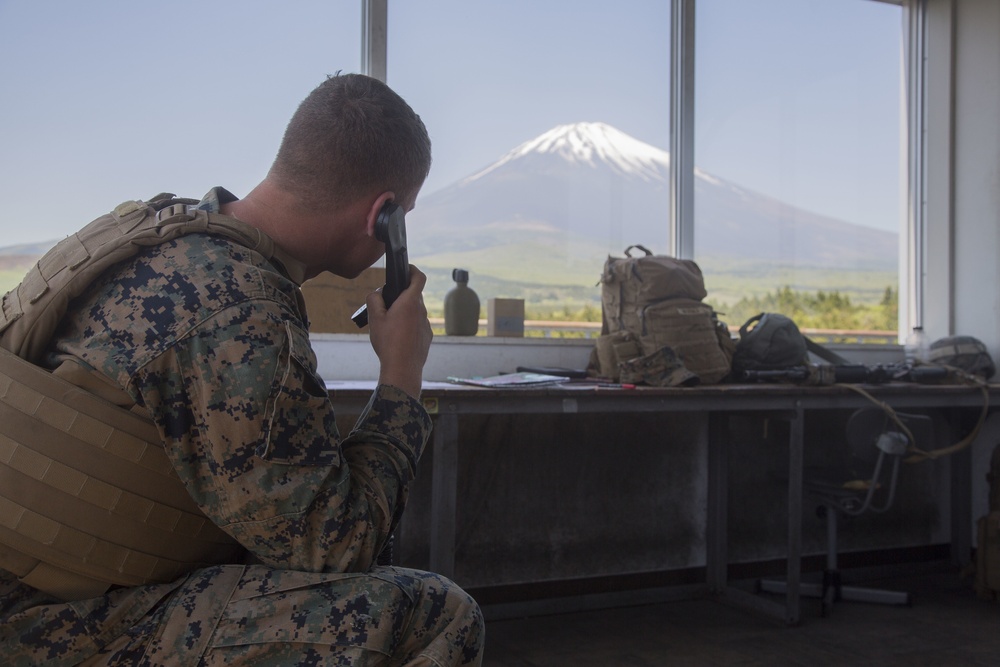 Charlie Battery Marines fire last round of fire missions during ARTP 18-1