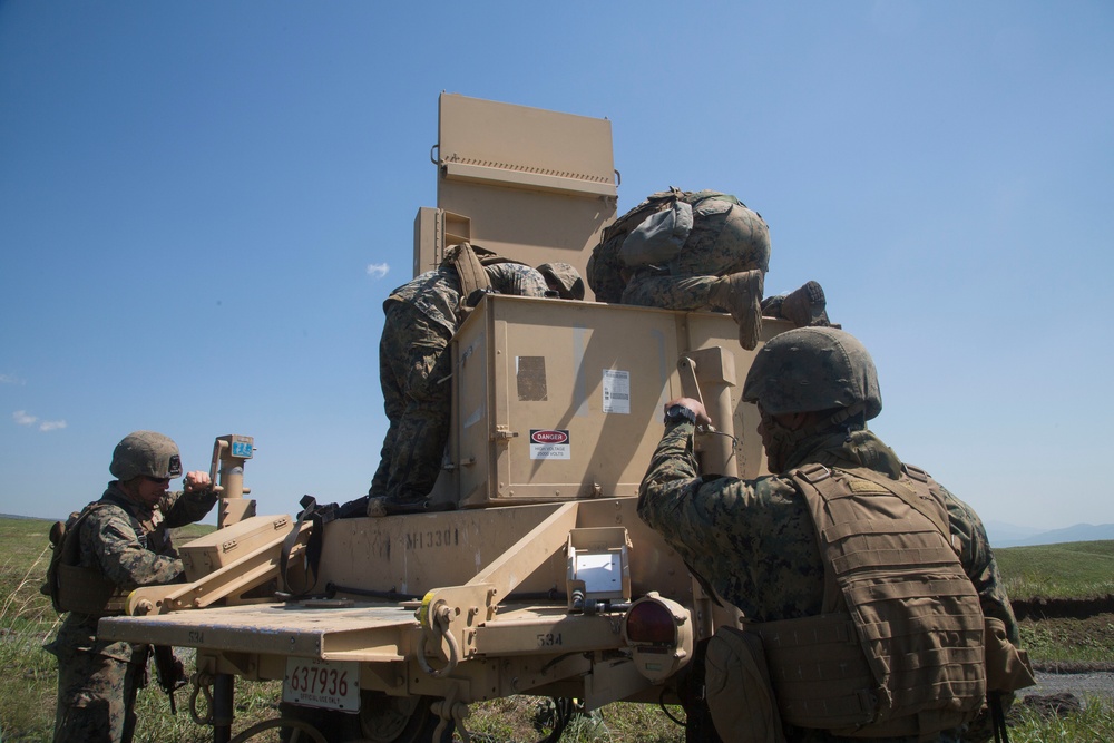 Charlie Battery Marines fire last round of fire missions during ARTP 18-1