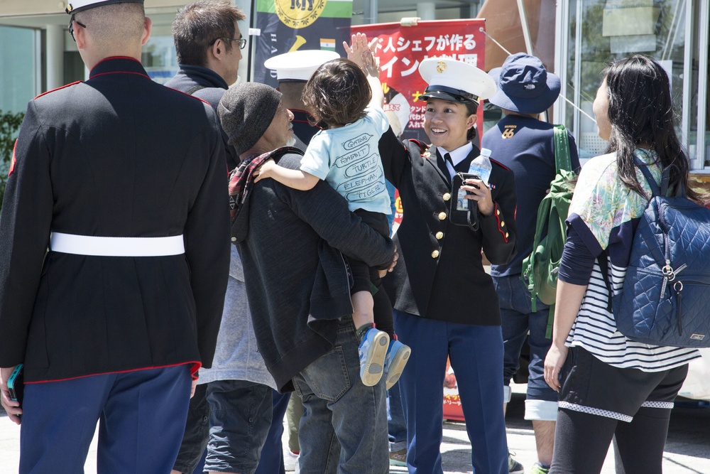 III MEF Band performs for the community of Juku No Mori