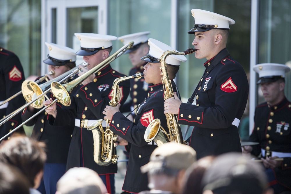 III MEF Band performs for the community of Juku No Mori