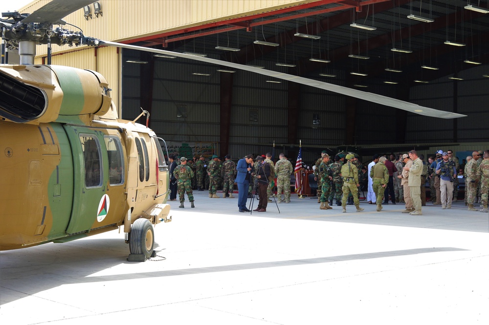 Afghan UH-60 Mission Qualification Training Graduation