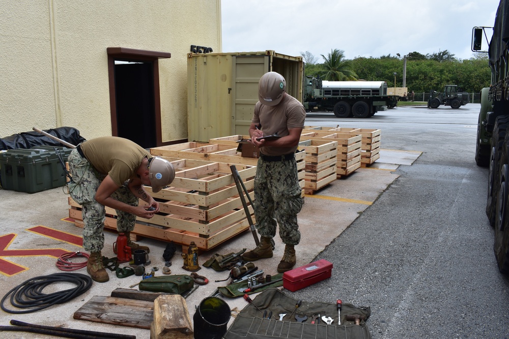 Naval Mobile Construction Battalion (NMCB) 11 Detachment Guam May 4th 2018