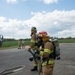 Fire fighter exercise 424th Air Base Squadron