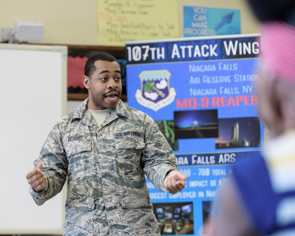 Buffalo Public School Welcomes 107th ATKW for Career Day