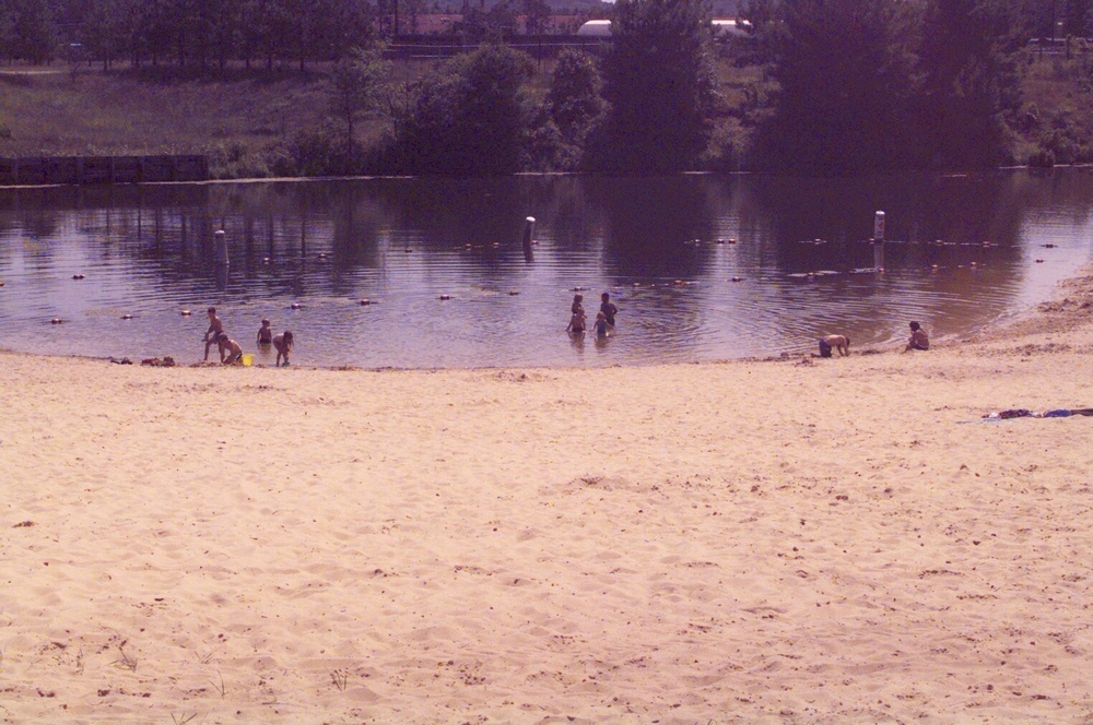 Pine View Campground beach (August 2000)