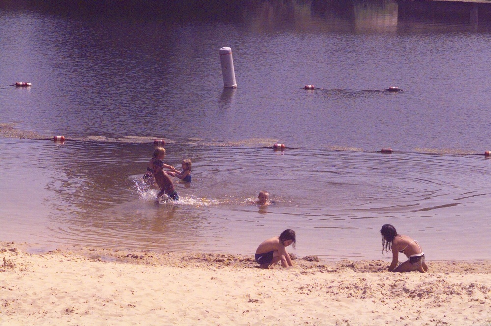 Pine View Campground beach (August 2000)