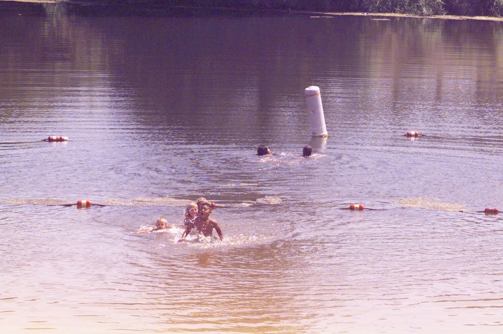 Pine View Campground beach (August 2000)