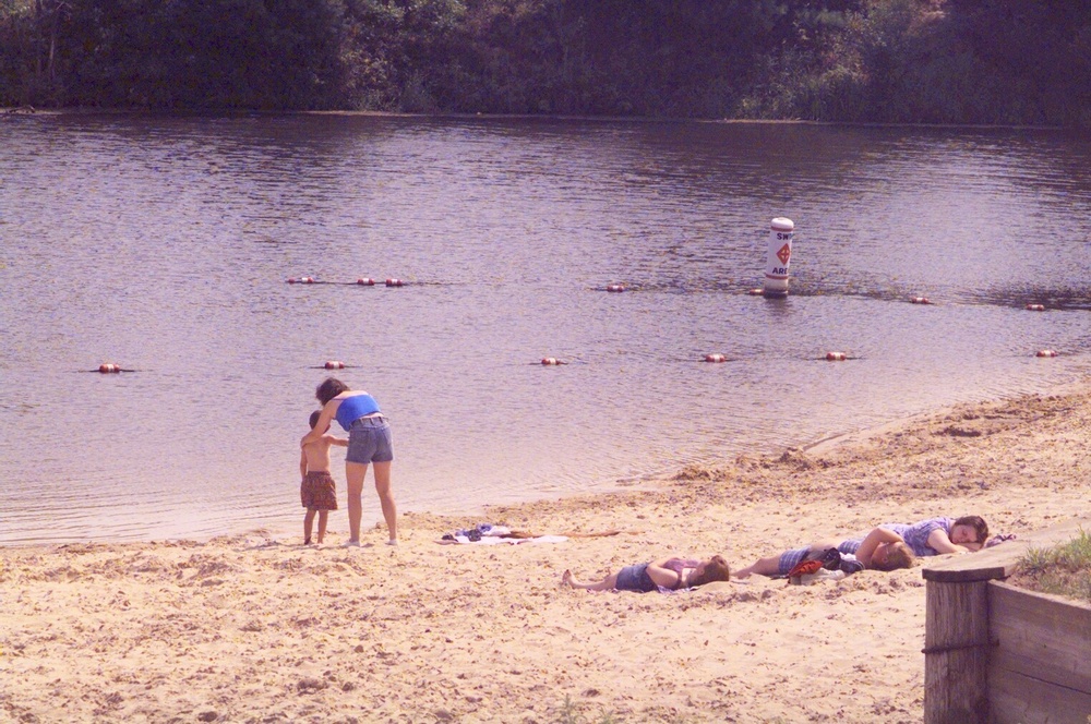 Pine View Campground beach (August 2000)