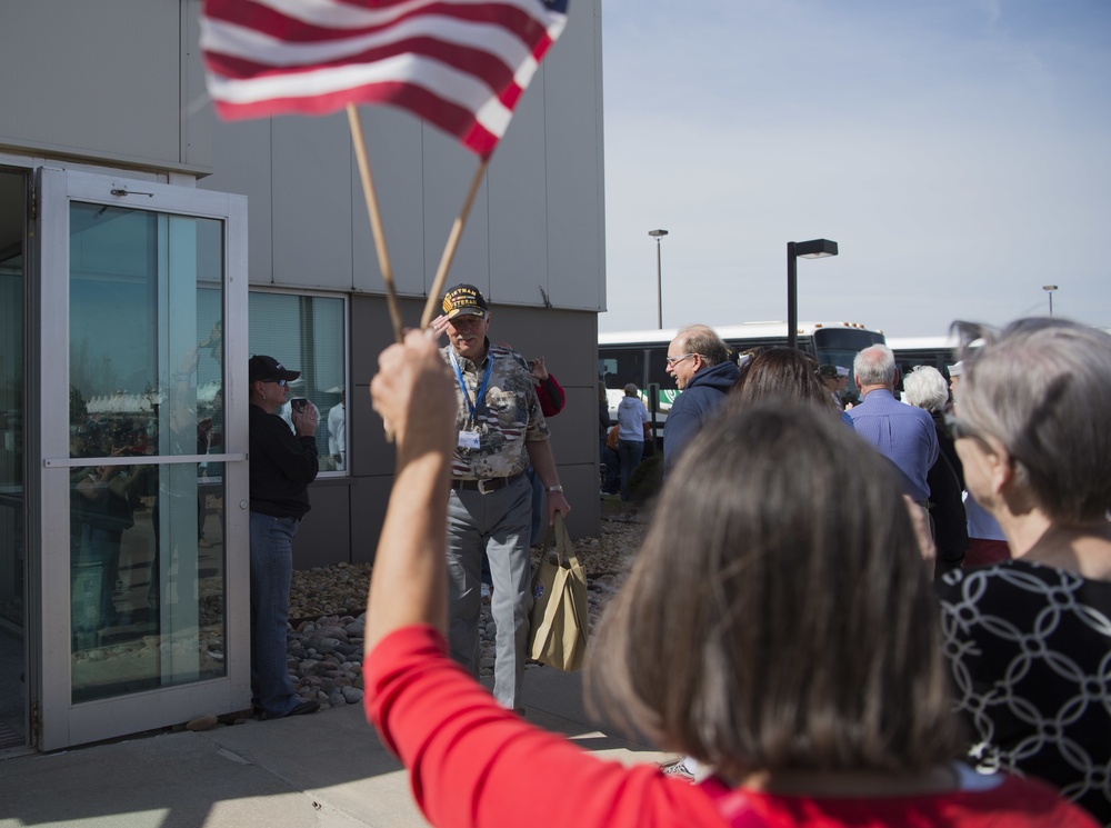 Veterans celebrated with honor flight