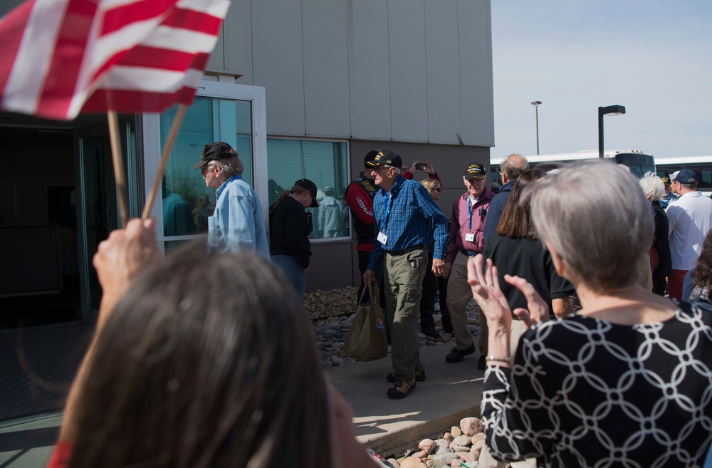 Veterans celebrated with honor flight