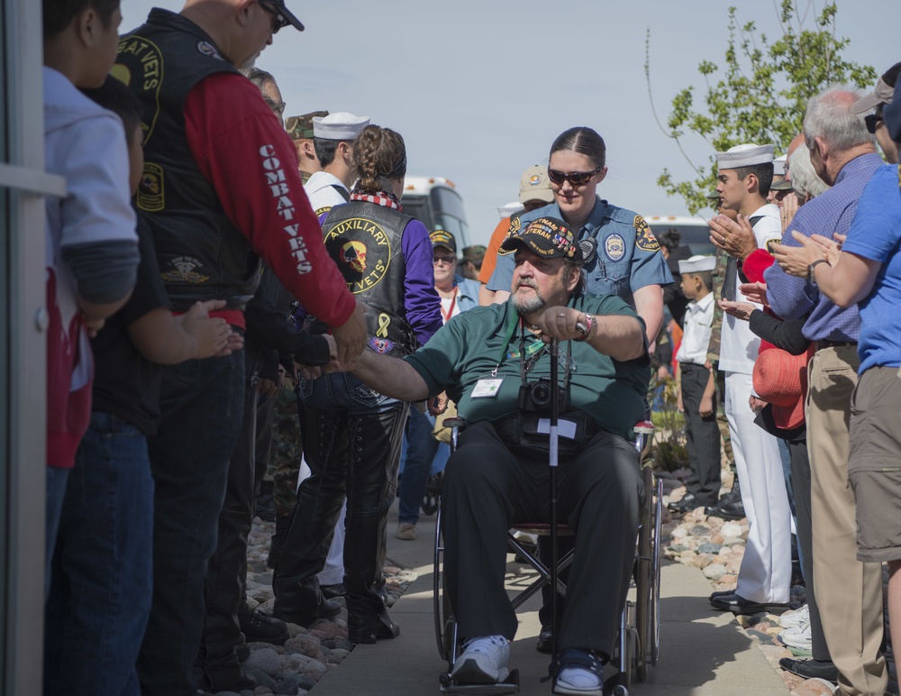 Veterans celebrated with honor flight