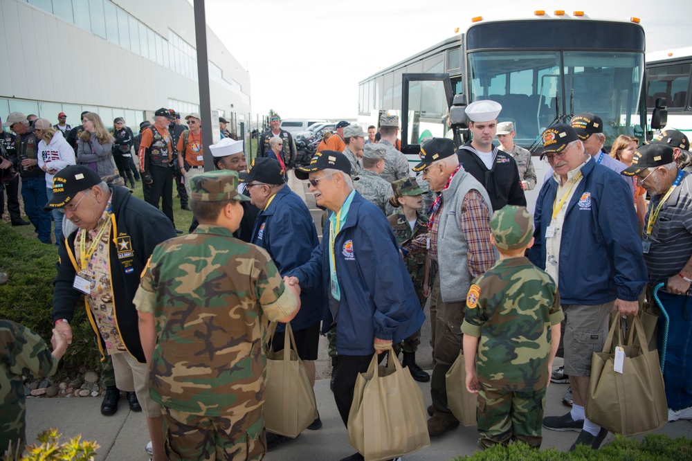 Veterans celebrated with honor flight