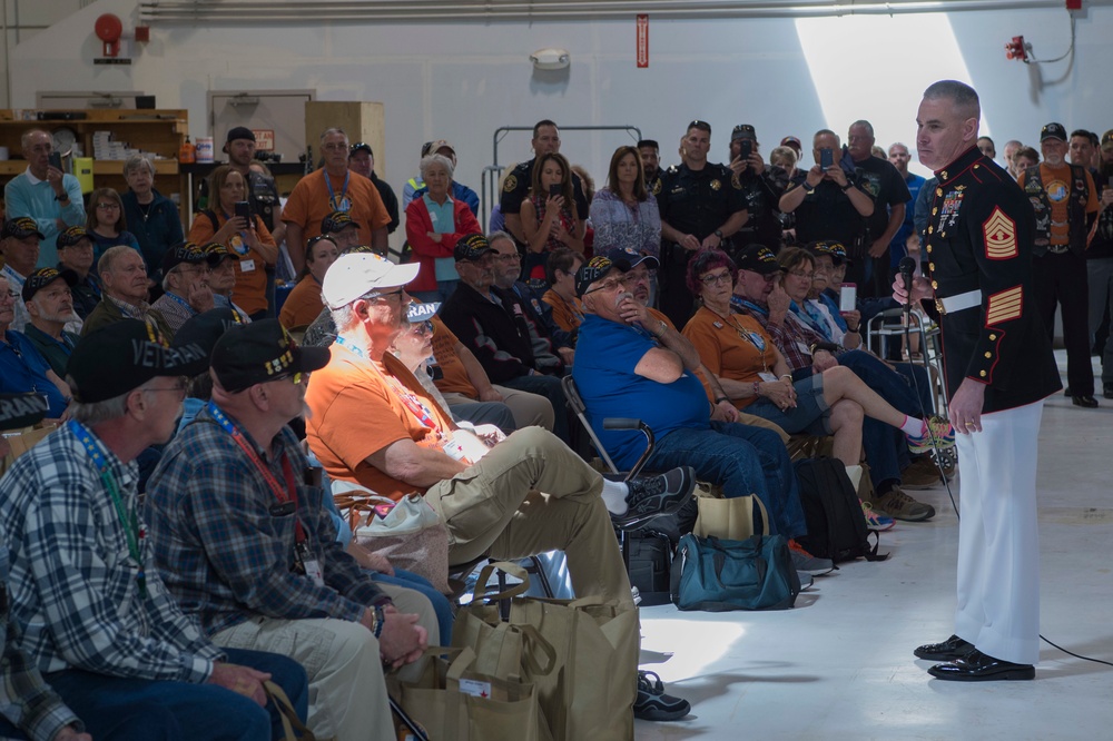Veterans celebrated with honor flight