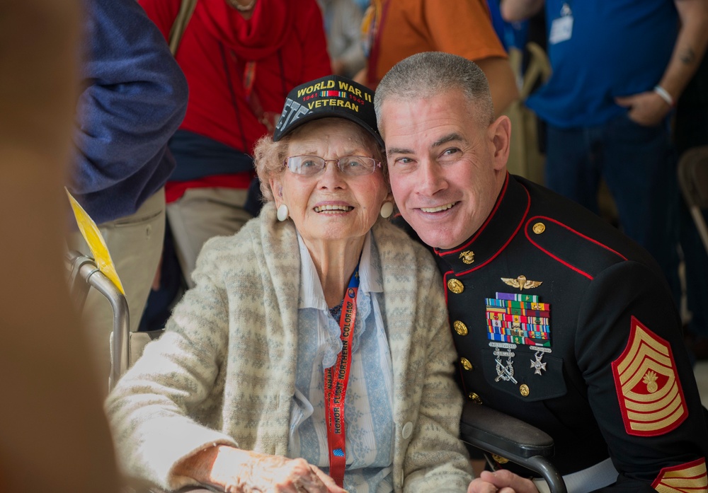 Veterans celebrated with honor flight