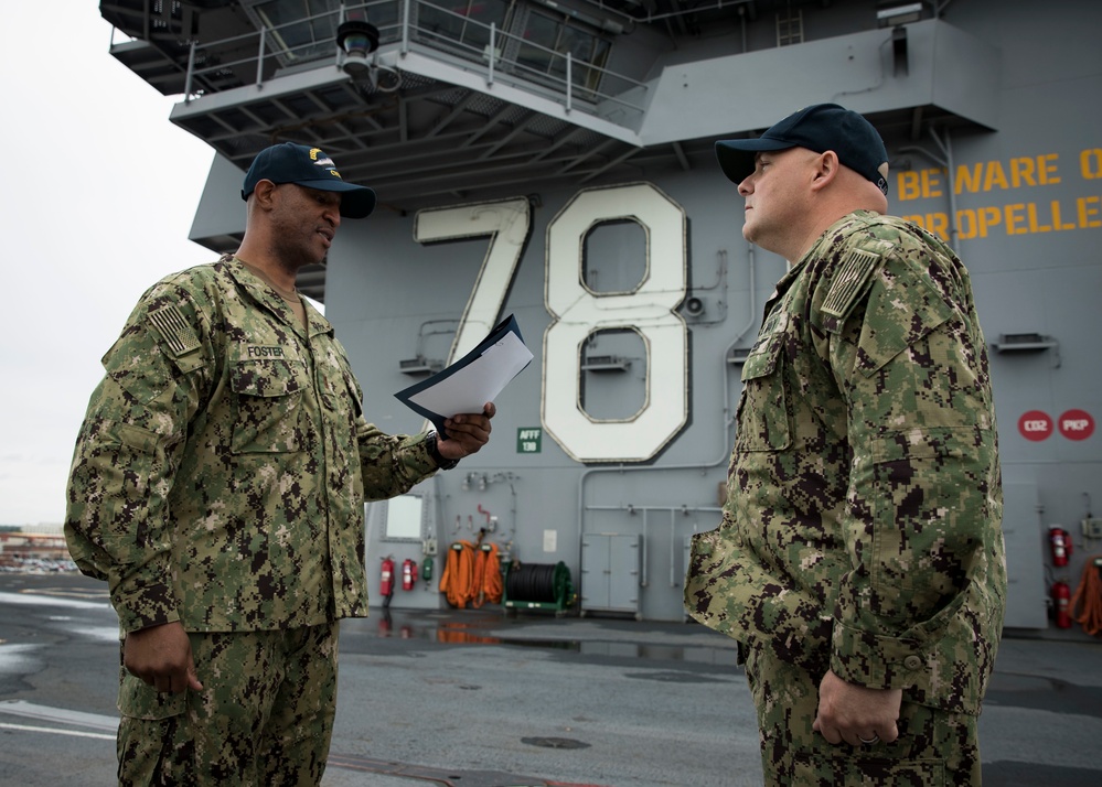 IC1 Clark Reenlistment