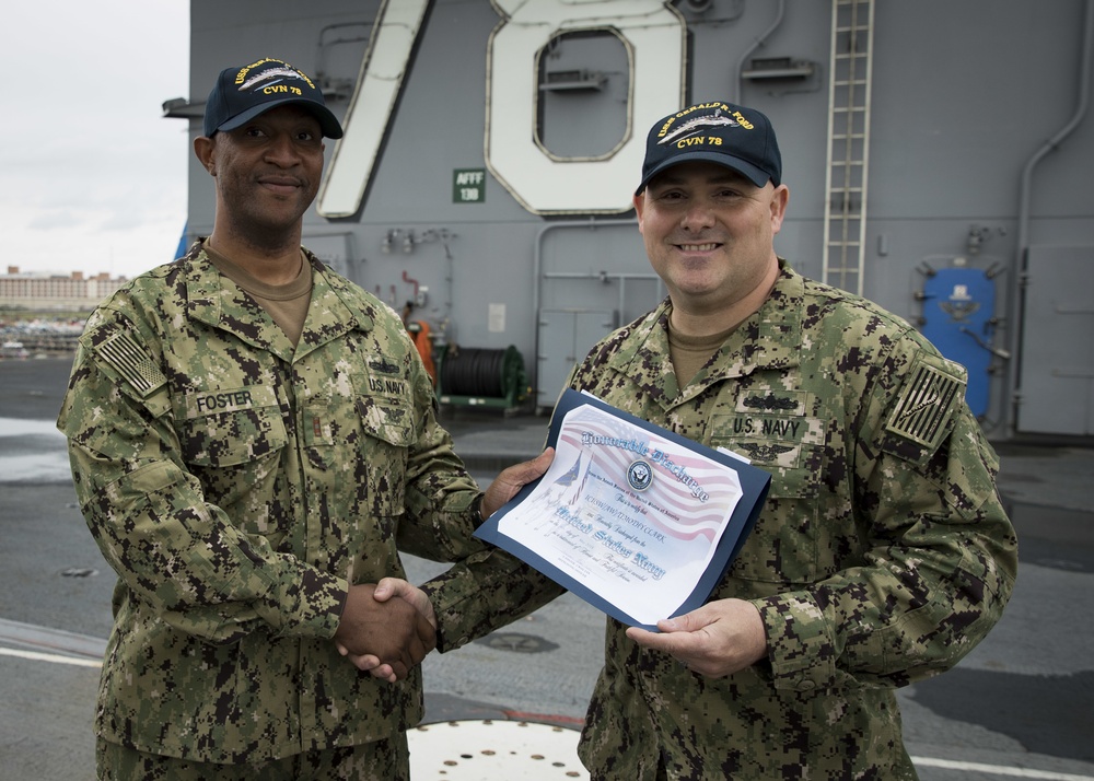 IC1 Clark Reenlistment