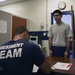 Airmen undergo an official physical fitness assessment