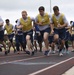 Airmen undergo an official physical fitness assessment