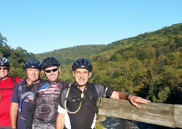 W.Va. Guard member giving voice to male sexual assault survivors through 350-mile bike ride