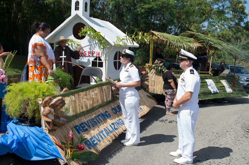 Guam Sailors Celebrate San Jose with Sister Village
