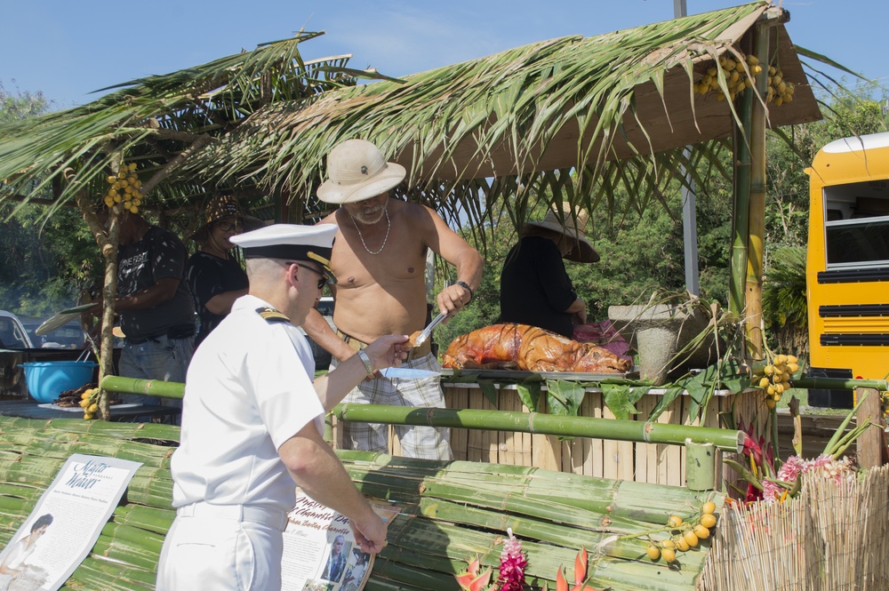 Guam Sailor Celebrates San Jose