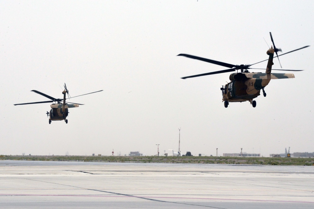 Afghan UH-60 Mission Qualification Training Graduation