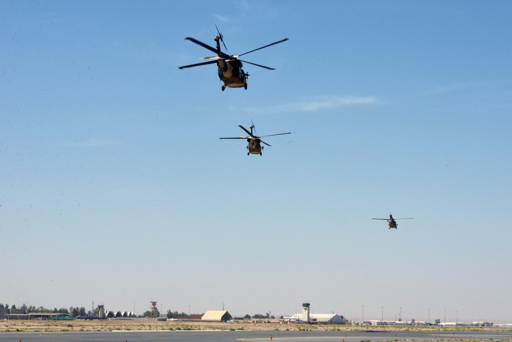 First Afghan UH-60 operational mission