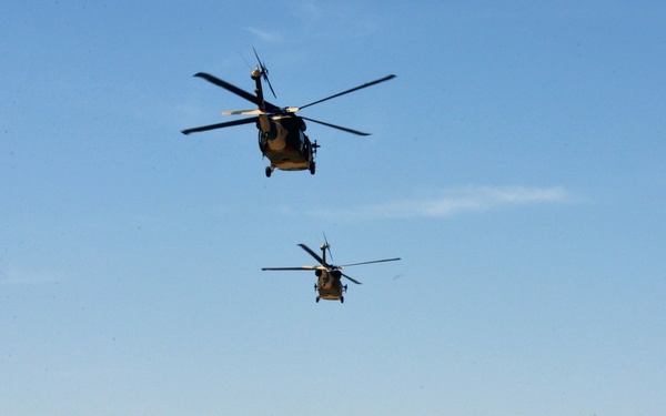 First Afghan UH-60 operational mission