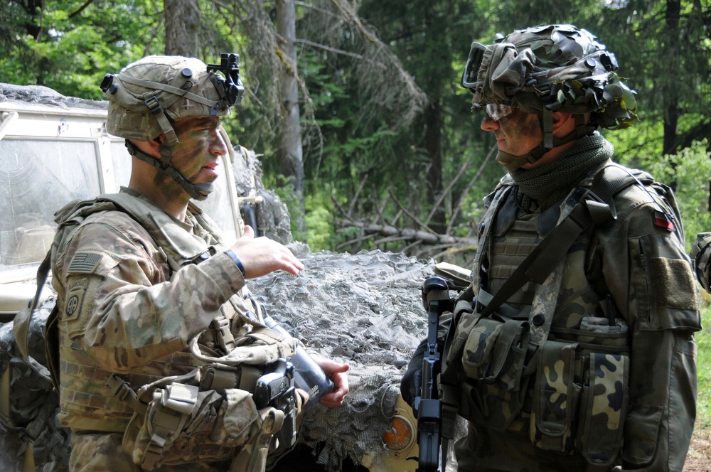 Soldiers break language and culture barriers during Combined Resolve