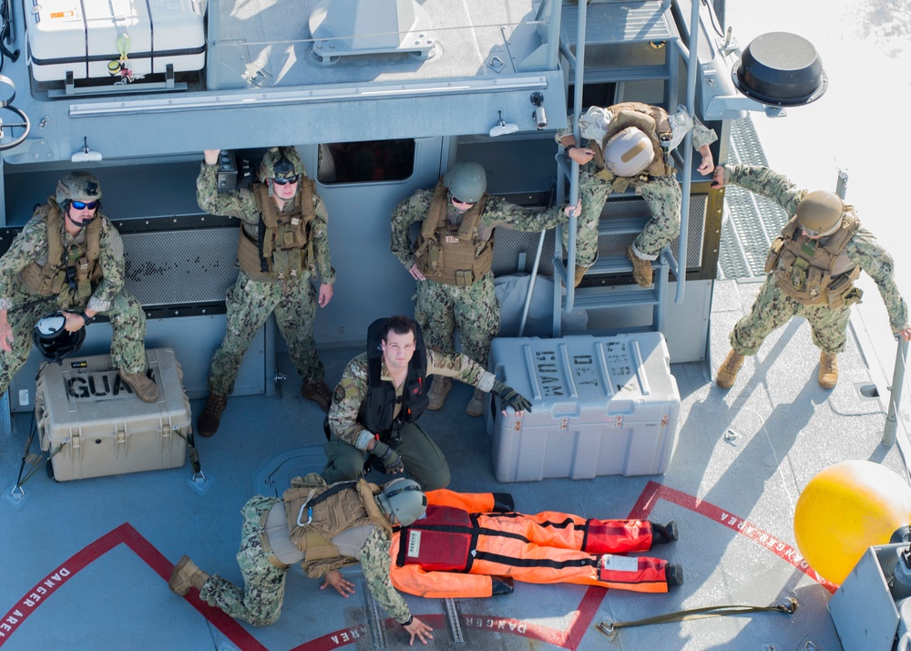 CRG-1 Det. Guam conducts search and rescue exercise