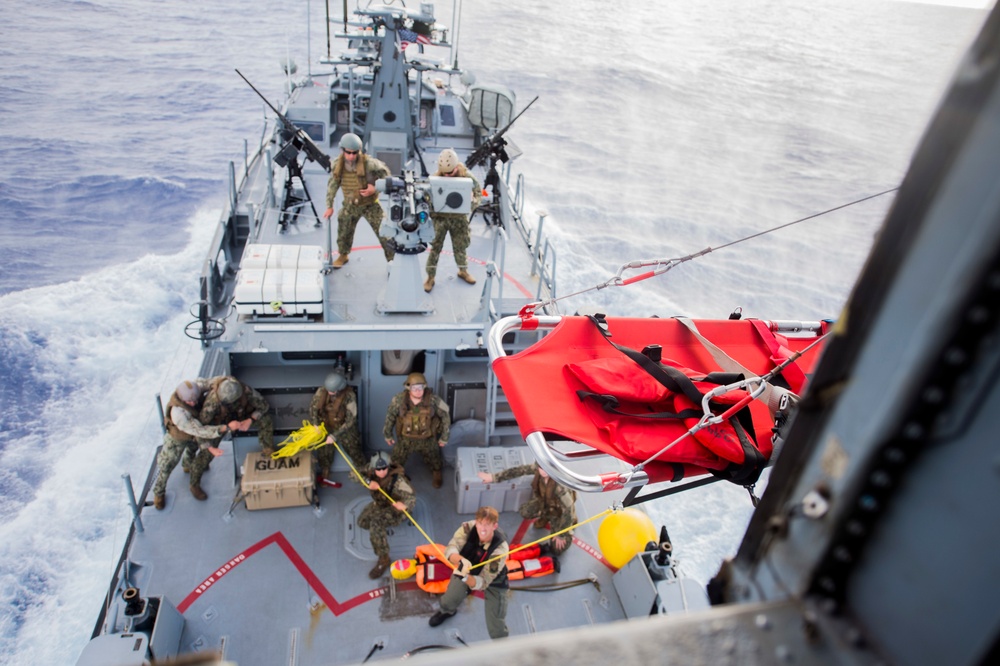 CRG-1 Det. Guam conducts search and rescue exercise