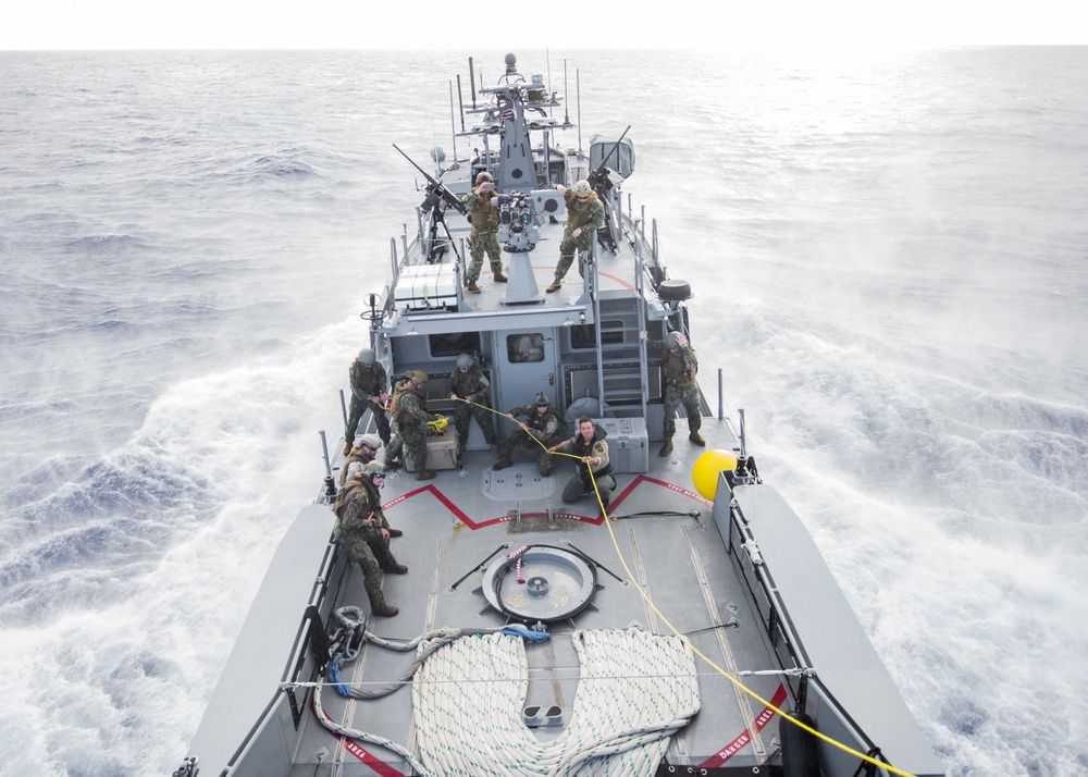 CRG-1 Det. Guam conducts search and rescue exercise